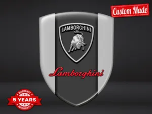 Lamborghini Etiquetas Negocio Resistentes Estilo Personalizables